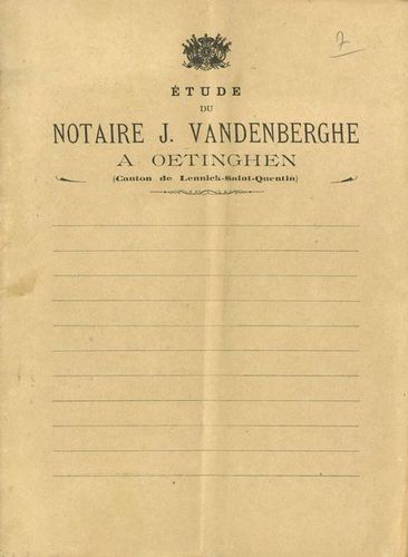 Kaft van 19171114 - Openbare verkooping - Vander Eeckt - Moonens