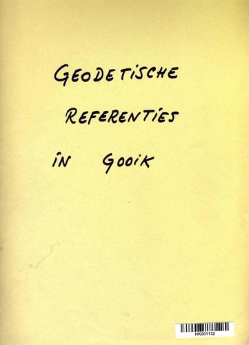 Kaft van Geodetische referenties in Gooik