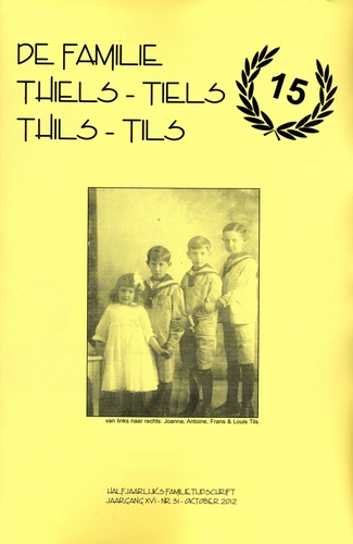 Kaft van De familie Thiels-Tiels-Thils-Tils 31