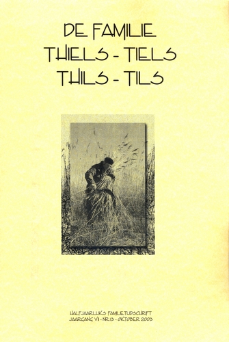 Kaft van De familie Thiels-Tiels-Thils-Tils 13