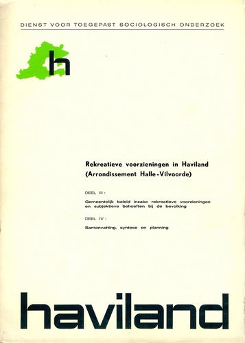 Kaft van Rekreatieve voorzieningen in Haviland (Arrondissement Halle - Vilvoorde)