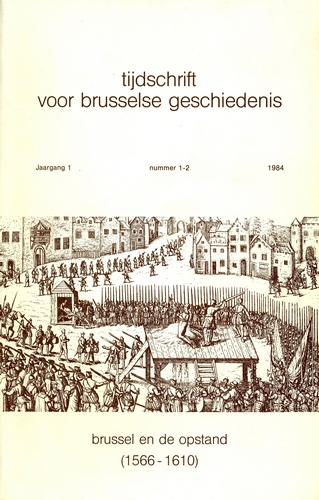 Kaft van Tijdschrift voor brusselse geschiedenis
