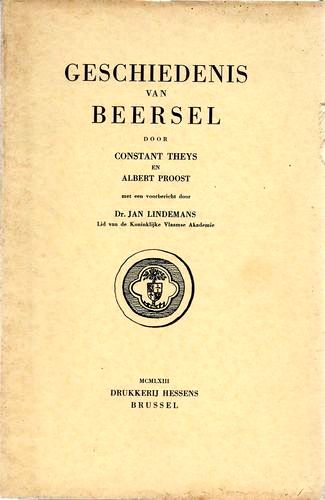 Kaft van Geschiedenis van Beersel