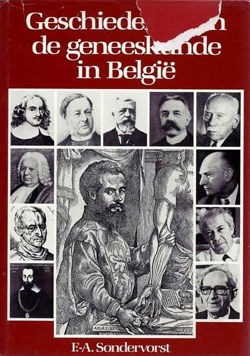 Kaft van Geschiedenis van de geneeskunde in Belgi