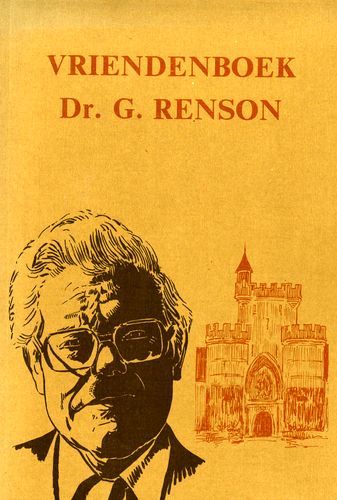 Kaft van Vriendenboek Dr. G. Renson