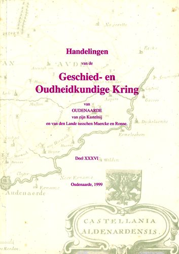 Kaft van Handelingen van de Geschied- en Oudheidkundige Kring van Oudenaarde van zijn Kastelnij en van den Lande tussen Maercke en Ronne