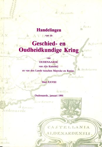 Kaft van Handelingen van de Geschied- en Oudheidkundige Kring van Oudenaarde van zijn Kastelnij en van den Lande tussen Maercke en Ronne