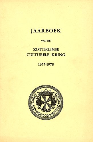 Kaft van Jaarboek van de Zottegemse Culturele Kring