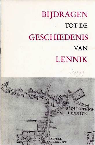 Kaft van Bijdrage tot de geschiedenis van Lennik