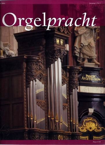 Kaft van Orgelpracht Jaargang1,nummer 1