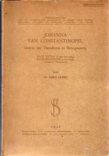 Kaft van Johanna Van Constantinopel