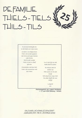 Kaft van De familie Thiels-Tiels-Thils-Tils 51