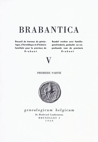 Kaft van Brabantica V