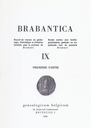 Kaft van Brabantica IX