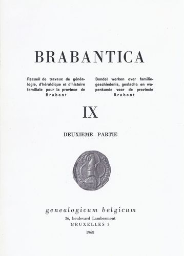 Kaft van Brabantica IX