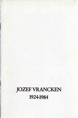 Kaft van Jozef Vrancken 1924-1984