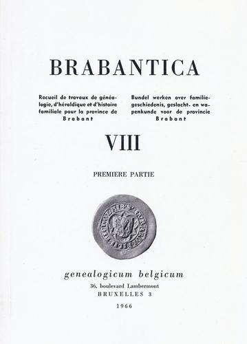 Kaft van Brabantica VIII