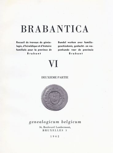 Kaft van Brabantica VI