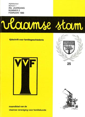Kaft van Vlaamse Stam 1989-02