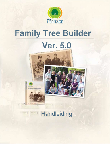 Kaft van Family Tree Builder (Versie 7.0)
