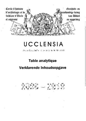 Kaft van Ucclensia Index 7
