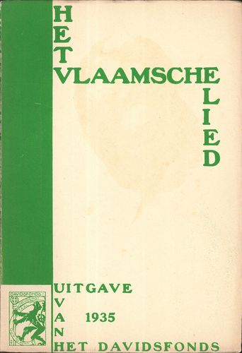 Kaft van Het Vlaamsche Lied