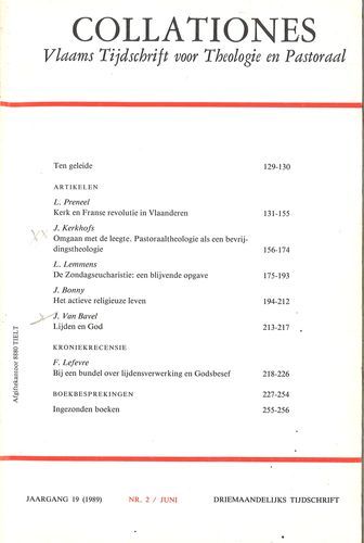 Kaft van Collationes 1989-2