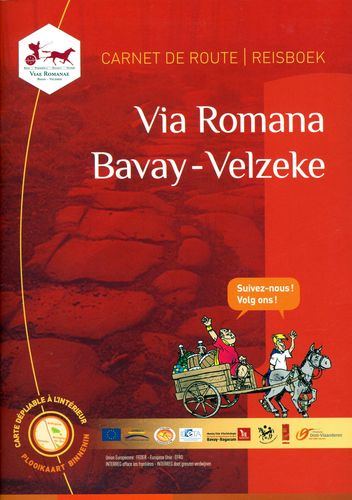 Kaft van Via Romana Bavay-Velzeke