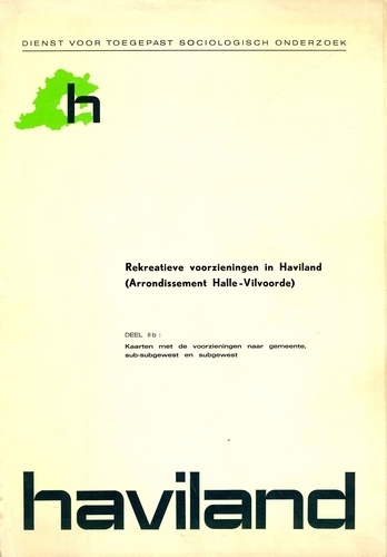 Kaft van Recreatieve voorzieningen in Haviland (Arrondissement Halle - Vilvoorde)