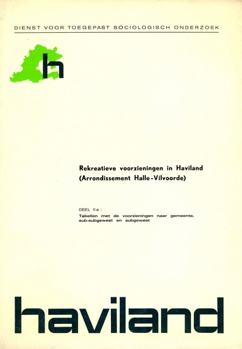Kaft van Rekreatieve voorzieningen in Haviland (Arrondissement Halle - Vilvoorde)