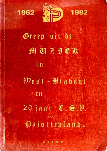 Kaft van Greep uit de muziek in West-Brabant en 20 jaar C.S.V. 