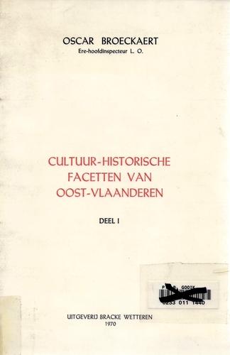 Kaft van Cultuur-historische facetten van Oost-Vlaanderen