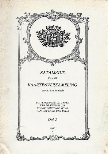 Kaft van Katalogus van de kaartenverzameling - Deel 2