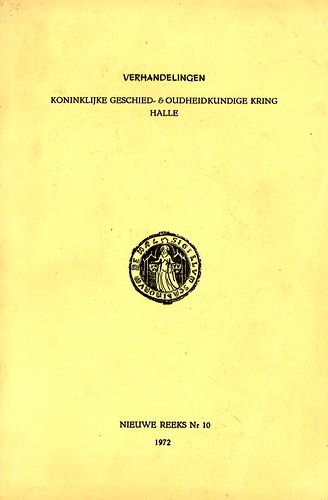 Kaft van Verhandelingen Koninklijke Geschied- en oudheidkundige kring Halle
