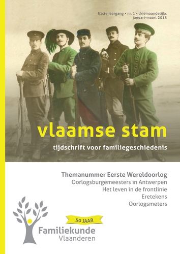 Kaft van Vlaamse Stam 2015-01