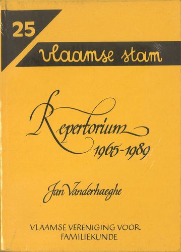 Kaft van Vlaamse Stam