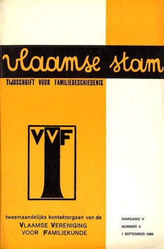 Kaft van Vlaamse Stam 1969-04