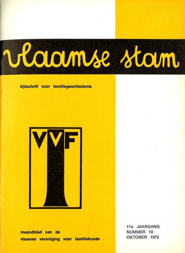Kaft van Vlaamse Stam 1975-10