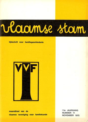 Kaft van Vlaamse Stam 1975-11