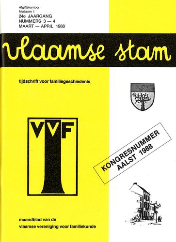 Kaft van Vlaamse Stam 1988-03-04