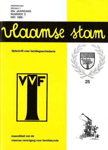 Kaft van Vlaamse Stam 1989-05
