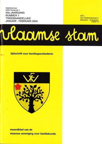 Kaft van Vlaamse Stam 2004-01