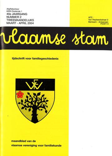 Kaft van Vlaamse Stam 2004-02