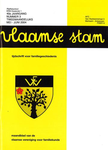 Kaft van Vlaamse Stam 2004-03