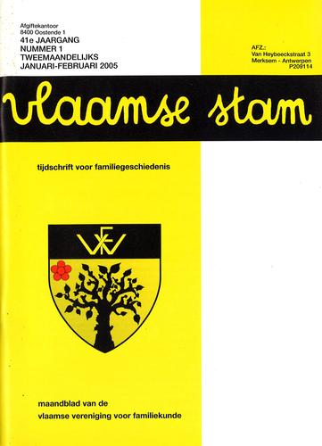 Kaft van Vlaamse Stam 2005-01