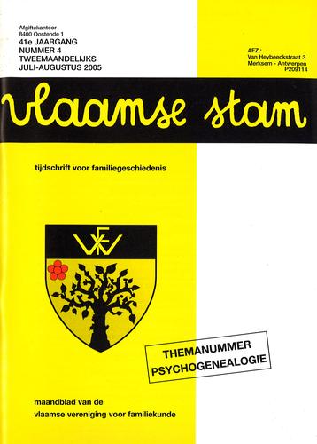 Kaft van Vlaamse Stam 2005-04
