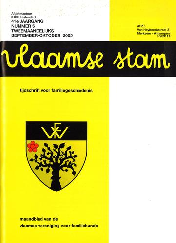 Kaft van Vlaamse Stam 2005-05