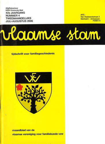 Kaft van Vlaamse Stam 2006-04