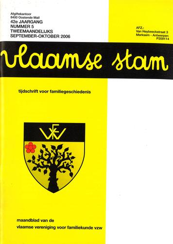 Kaft van Vlaamse Stam 2006-05