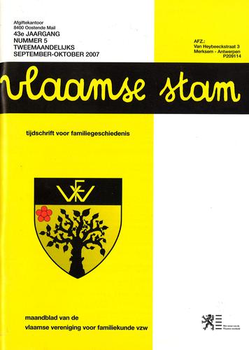 Kaft van Vlaamse Stam 2007-05